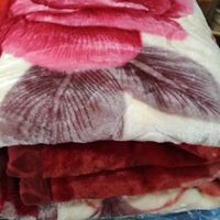 Chăn lông chăn len nhung tuyết 2kg 2 lớp  màu đỏ sẫm mềm ấm áp