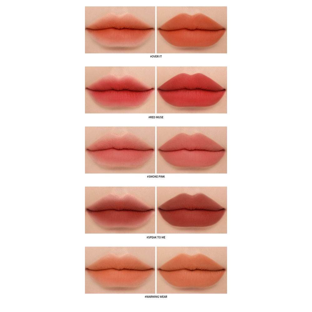 Son thỏi 3CE SOFT MATTE LIPSTICK mịn mượt, nhẹ môi, bám màu tốt 3.5G