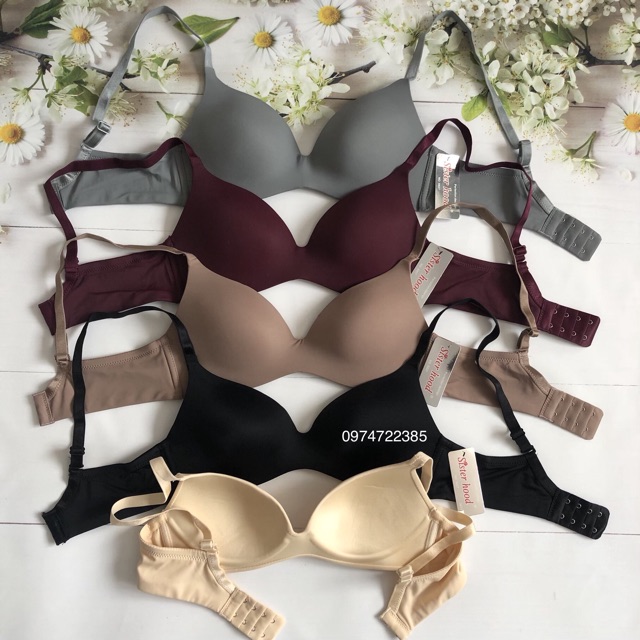 Áo lót áo ngực Thái lan không gọng mút mỏng nâng ngực 827 size 34, size 36, size 38 thời trang nữ