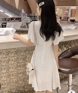 Đầm váy bi rối trắng v2 (kèm hình thật)