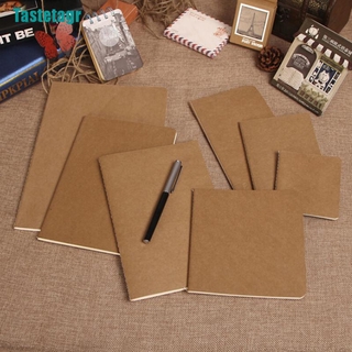 【Tastetagr】Kraft paper notebook blank notepad book vintage journal notebooks