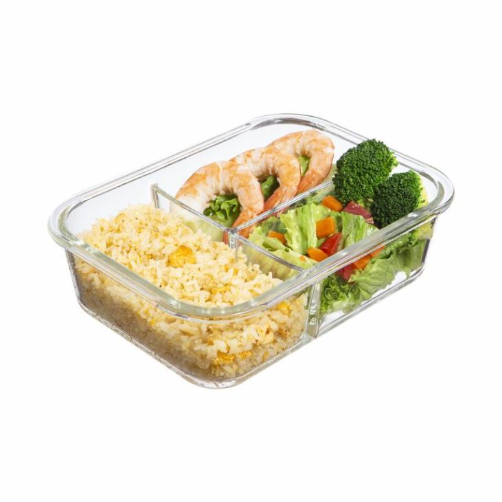 Hộp thủy tinh Nikko 3 ngăn  - Inochi tiêu chuẩn nhật bản.