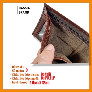 Ví nam da bò Pullup cao cấp CASSIA