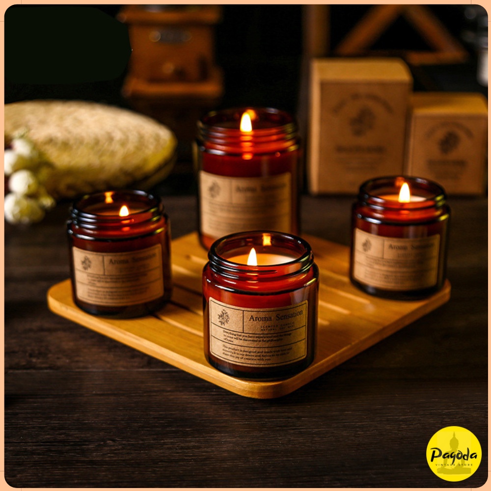 (SP mới) Nến thơm sáp đậu nành không khói vintage =&gt; Follow shop để nhận mã giảm giá