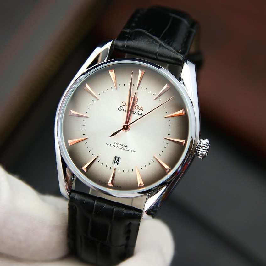 Đồng Hồ Nam OM OM8081 Dây Da Cao Cấp Sang Trọng Mặt Kính Chống Xước, Chống Nước BH Hãng 12 Tháng