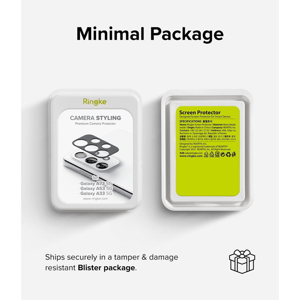 Vòng nhôm RINGKE dùng dán bảo vệ ống kính camera Galaxy A73 A53 5G A33 5G A13 5G A13 4G