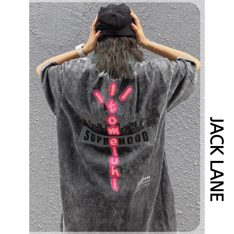 Áo Phông Oversize Superhood, JACKLANE, Áo thun cộc tay Unisex Jack Lane