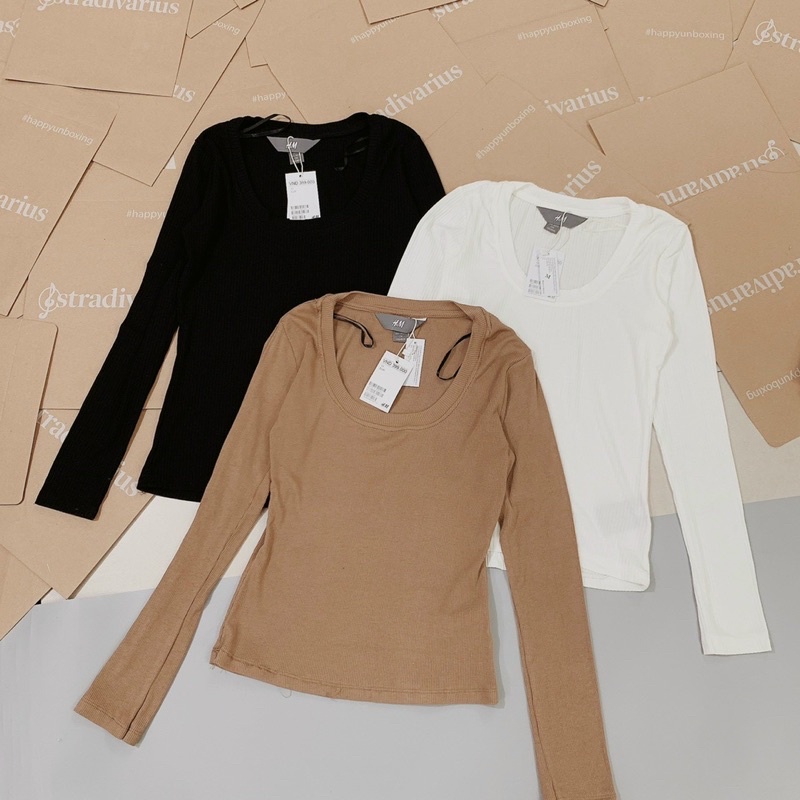 BÁN SỈ COMBO 3 ÁO TĂM CỔ U CHO NỮ