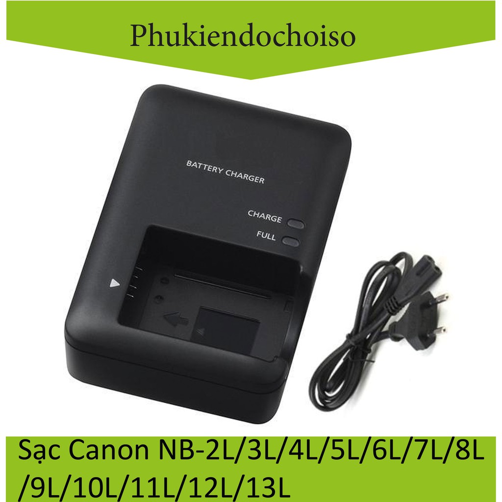 Sạc máy ảnh du lịch Canon NB-2L/3L/4L/5L/6L/7L/8L/9L/10L/11L/12L/13L