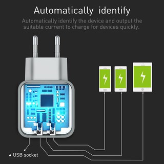Combo Cáp sạc Củ sạc Baseus đa năng 3 in 1 Micro Lightning Type C
