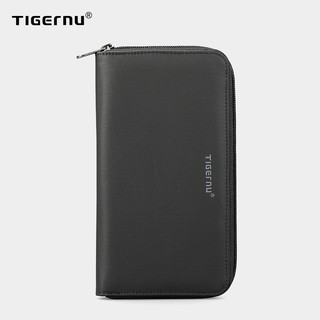 Ví Nam Tigernu Đựng Thẻ Có Khóa Kéo Không Thấm Nước T-S8081