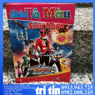 BÉ TẬP TÔ MÀU SIÊU NHÂN