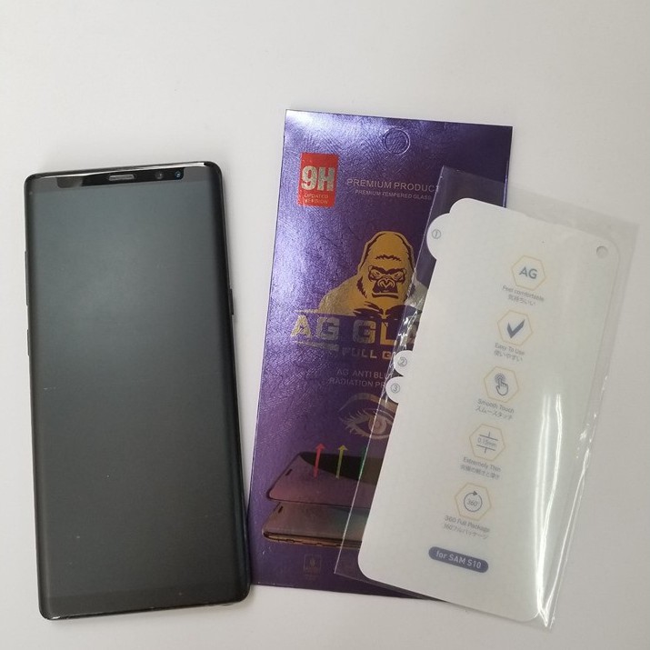 Miếng dán PPF nhám Full màn chống vân tay cao cấp Samsung S8,S8Plus, S9, S9Plus, S10, S10Plus, Note8, Note9, Note 10 Pro