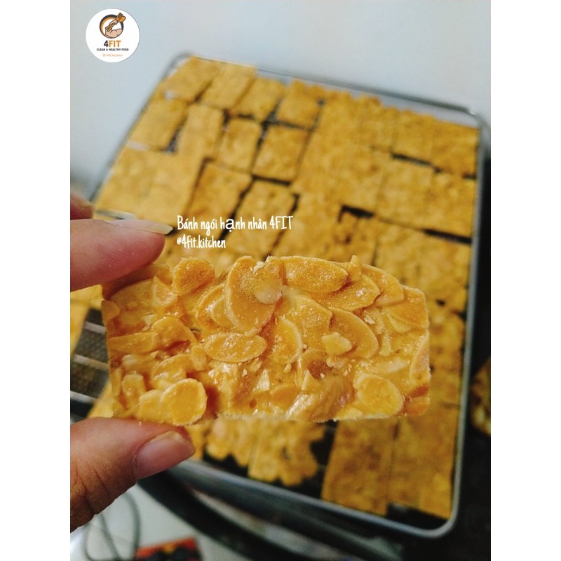 Bánh keto, Bánh ngói hạnh nhân 4FIT ăn kiêng, keto, giảm cân, eatclean | BigBuy360 - bigbuy360.vn