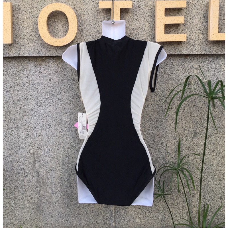 [ĐỘC ĐÁO] Bikini Bộ Bơi Đồ Bơi Một Mảnh Tay Dài/ Tay Đùi Nhú Phối Voan Nude Dọc Sườn Tạo Đường Cong Quyến Rũ Size XL | BigBuy360 - bigbuy360.vn