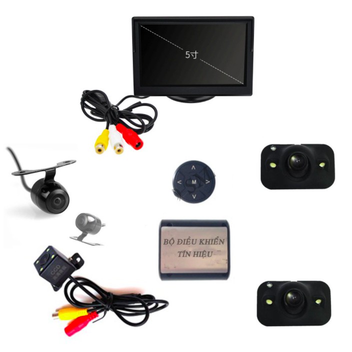 CAMERA HÀNH TRÌNH Ô TÔ QUAN SÁT 360 ĐỘ MÀN HÌNH 5 INCH - King Of Prussia