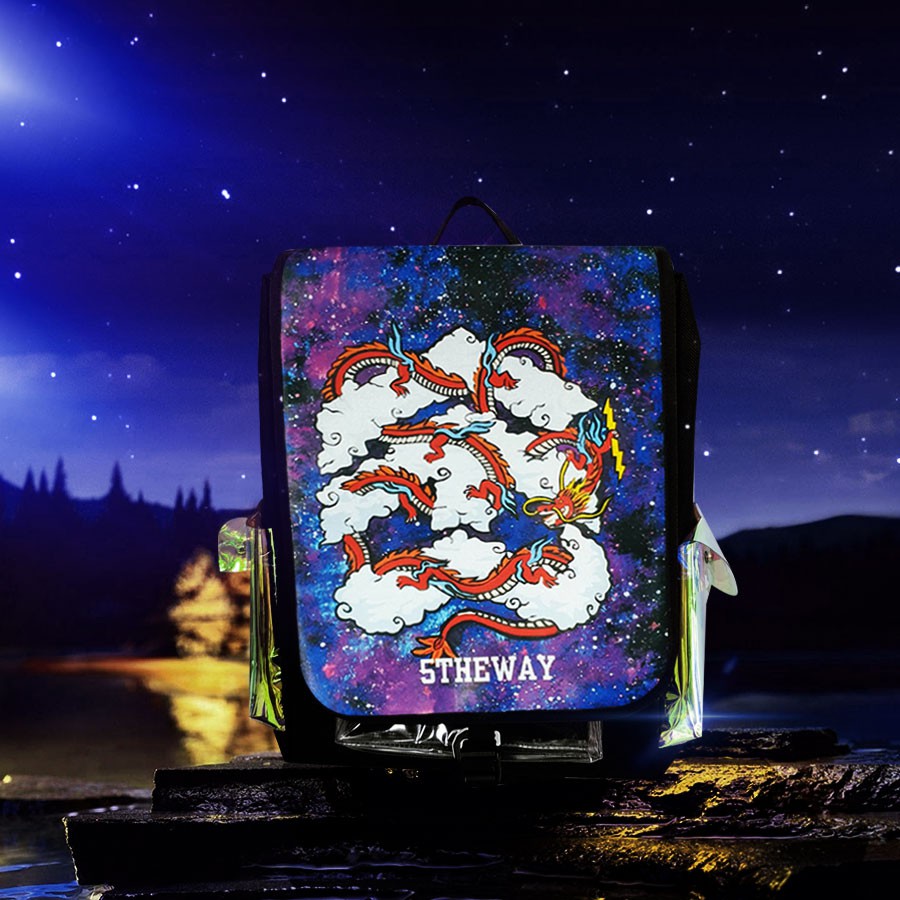 Balo học sinh thời trang custom 5theway galaxy | Balo local brand Horse Legion | Balo đi học du lịch