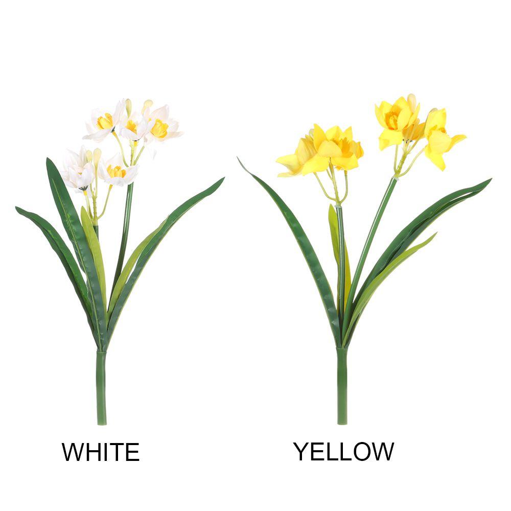 Nhánh 6 Bông Hoa Thủy Tiên Giả Trang Trí Phòng Khách / Tiệc Cưới