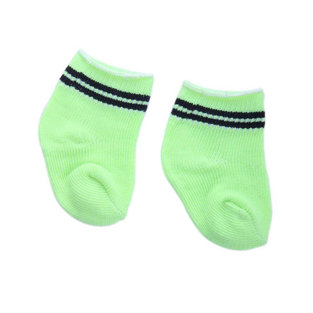 BEBETTERM 1 Đôi Tất Mini Nhiều Màu Trang Trí Nhà Búp Bê