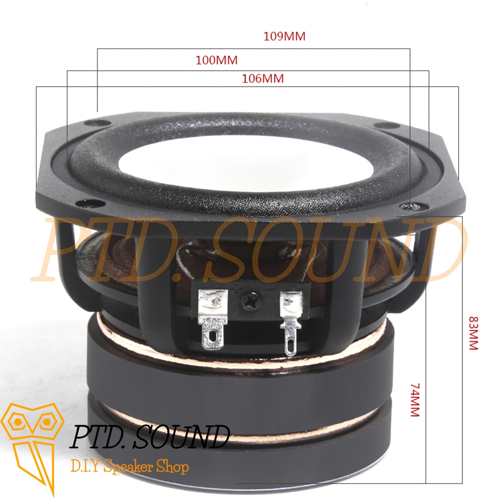 Loa toàn dải NHẬT BẢN 4 INCH AKISUI Ver 2 4inch 4ohm 60-100w. Siêu hay, siêu treble, siêu bass từ PTD Sound