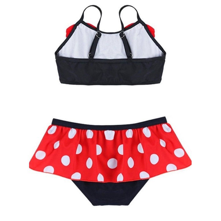 Set đồ bơi bikini đính nơ đáng yêu dành cho bé gái