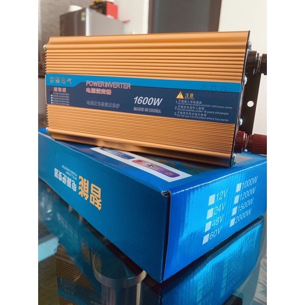Bộ kích điện inverter 12V lên 220V CÔNG SUẤT 1600W