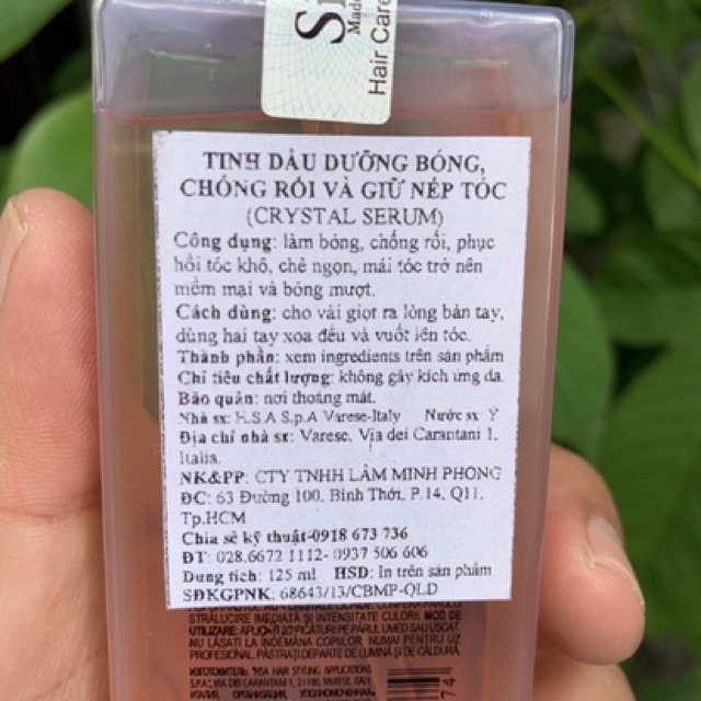 Tinh dầu dưỡng bóng chống rối Silky Crystal Serum 100ml