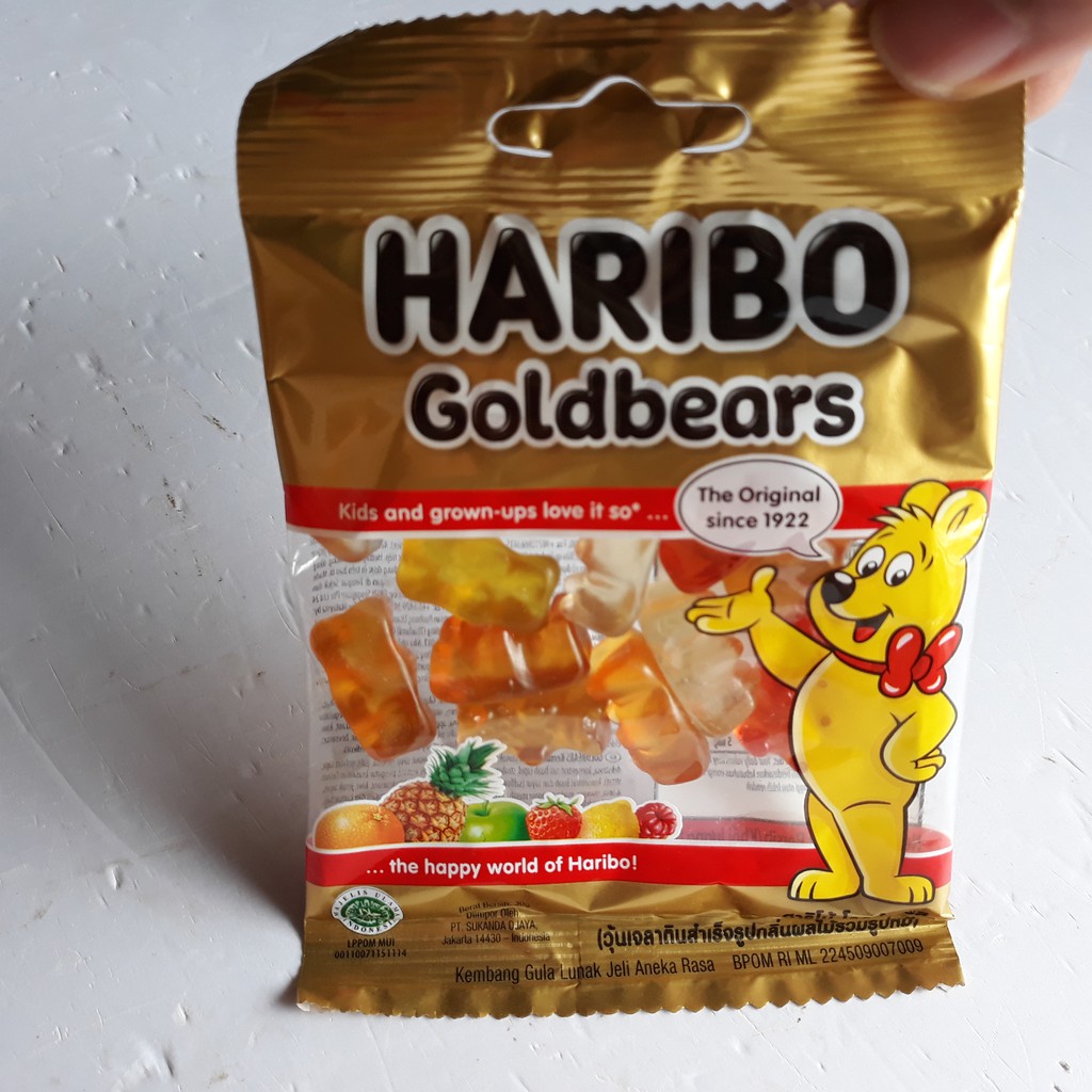 Kẹo dẻo tuổi thơ Haribo Goldbears bịch 30g