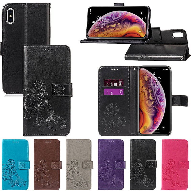 Ốp Dạng Lật Bằng Da Dành Cho Samsung Galaxy J2 J5 J7 Prime J4 J6 Plus 2018