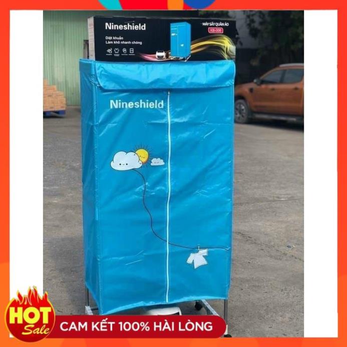 Tủ Sấy Quần Áo,Máy Sấy Quần Áo Chính Hãng NINESHIELD - Có Điều Khiển Từ Xa,Tia UV Diệt Khuẩn 2022 (Bảo Hành 12 Tháng )