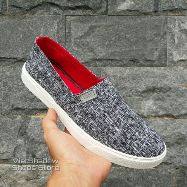Slip on | Giày lười vải LCTS Made in Vietnam - Mã SP: LCTS-ghi.sáng | BigBuy360 - bigbuy360.vn