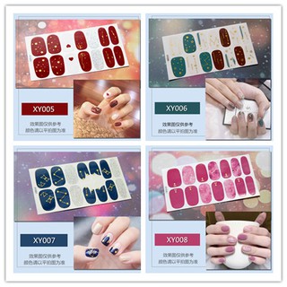 High quality eye-catching patterned nail stickers