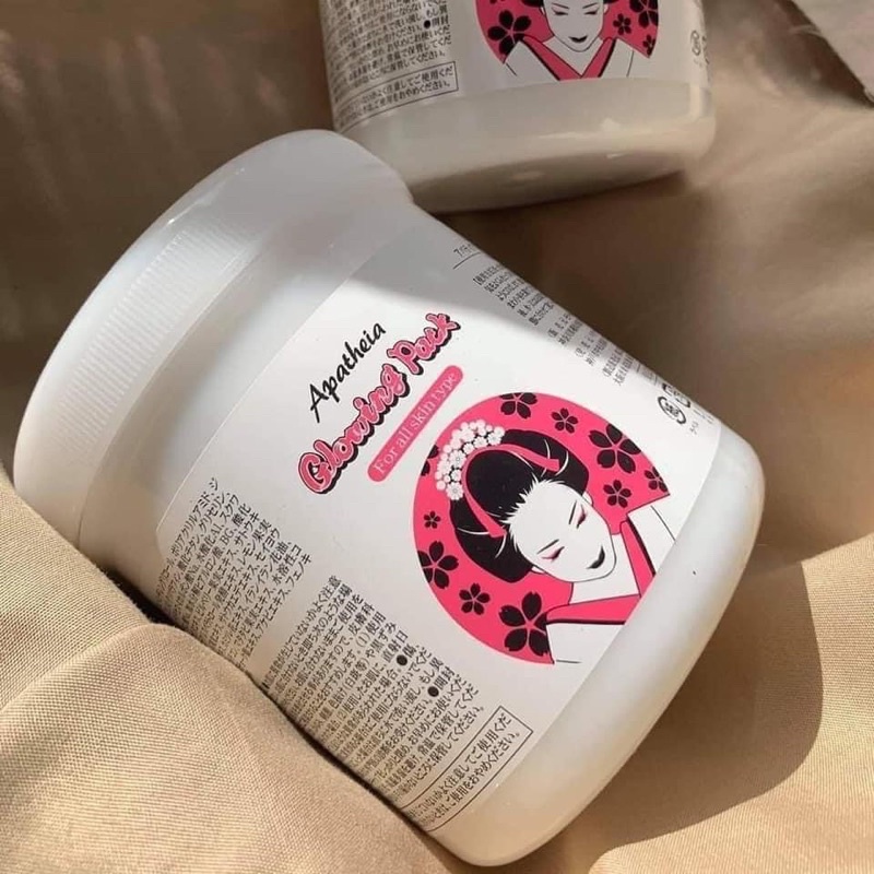Ủ TRẮNG CÔ GÁI NHẬT APATHEIA GLOWING PACK - hũ 500gr 🌿🌿🌿🍀🌺