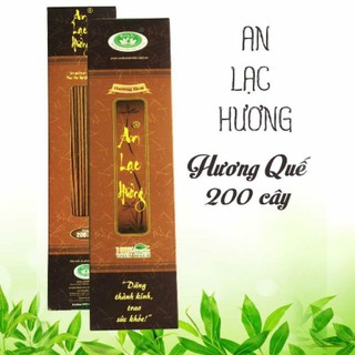 Nhang thảo dược sạch 100% - an lạc hương quế 4 tấc