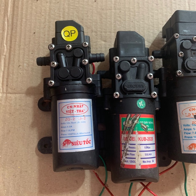 Bơm tăng áp mini 12v, motor 775, loại tuyển loại 1