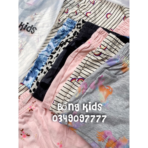 Quần Short Bé Gái Cotton ON