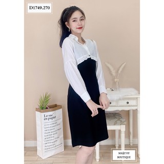 SET ĐẦM 2 DÂY CHÍT EO KHOÁC NGẮN - D1749