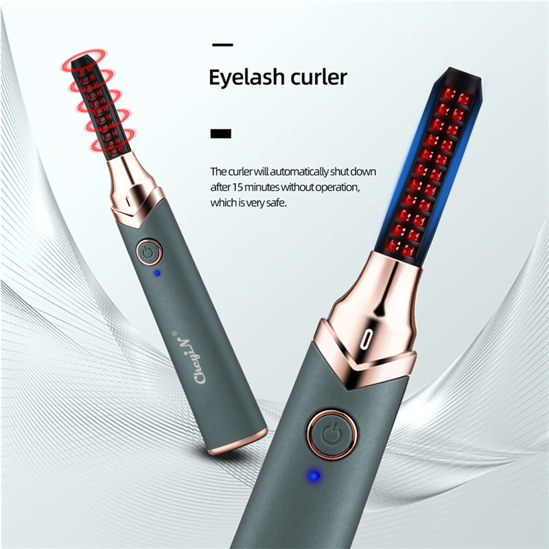 Kho Sẵn Sàng Dụng Cụ Uốn Cong Lông Mi Bằng Nhiệt Nhanh Chóng Sạc Usb Tiện Lợi