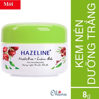 Kem nén dưỡng trắng Hazeline Matcha Lựu đỏ 3g