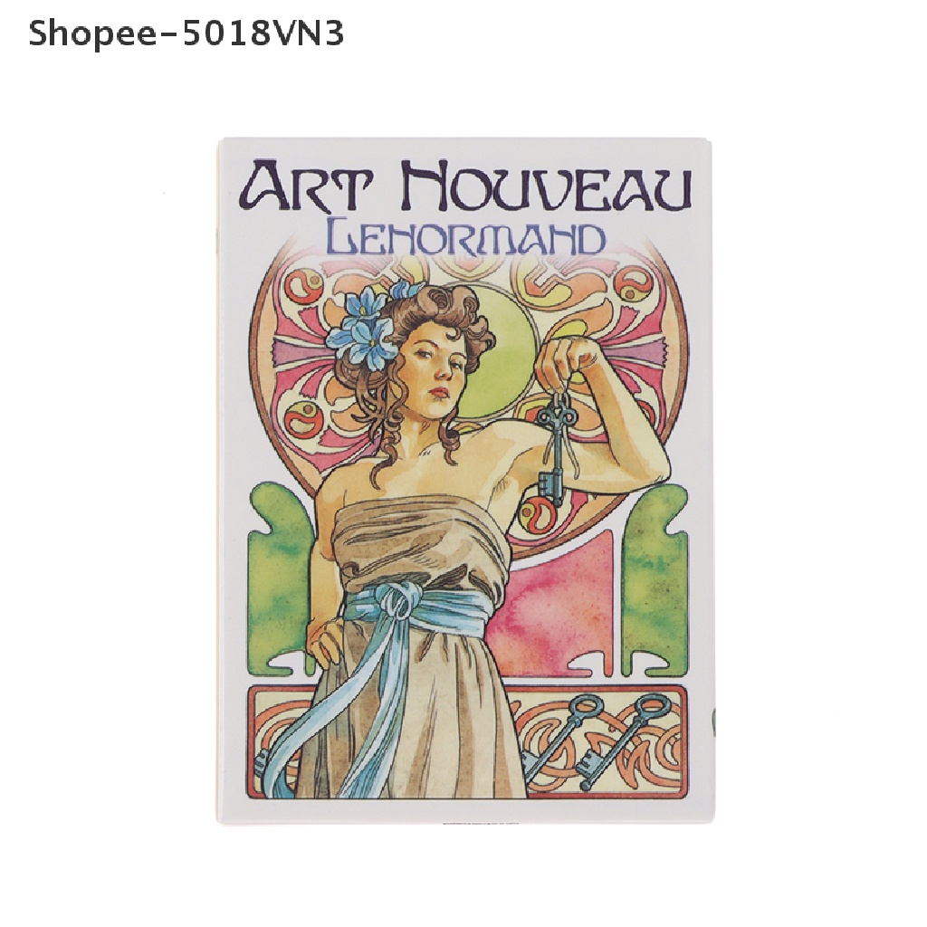 Bộ bài tarot Nouveau Lenormand Oracle thú vị 5018VN3
