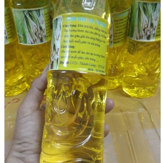 Tinh dầu sả chai 500ml dùng lau nhà, xông phòng