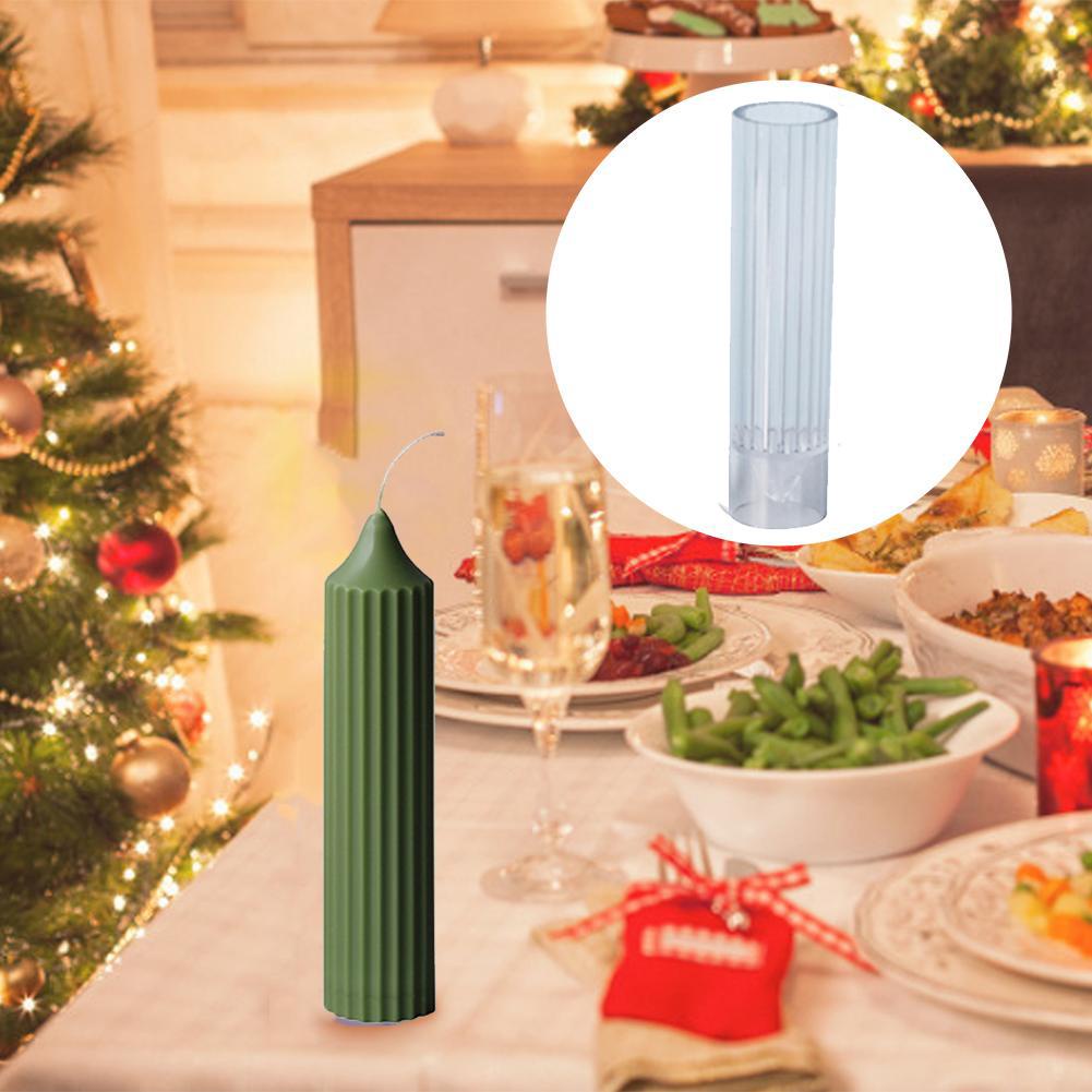 SUSANS Khuôn Làm Nến / Xà Phòng Hình Trụ Cỡ Lớn Bằng Nhựa Độc Đáo Trang Trí Tiệc Cướ