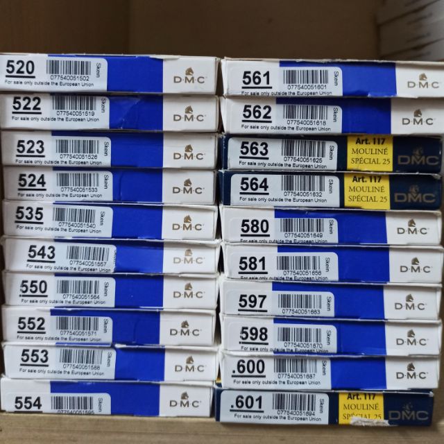 Chỉ thêu DMC chính hãng Pháp . Chọn theo mã màu