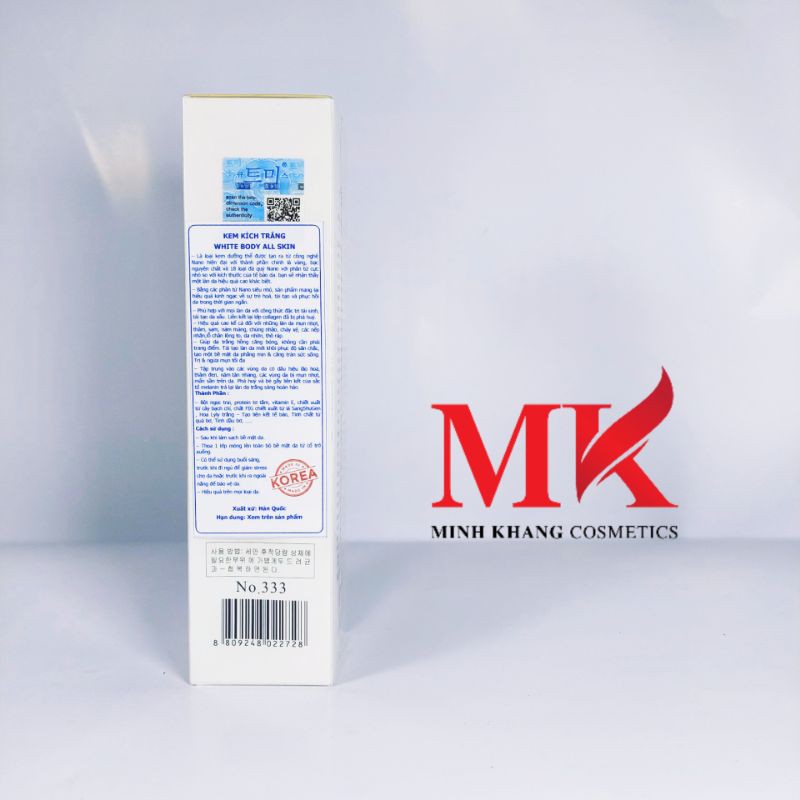 KEM CHỐNG NẮNG KÍCH TRẮNG DA Hàn Quốc  WHITE BODY | BigBuy360 - bigbuy360.vn