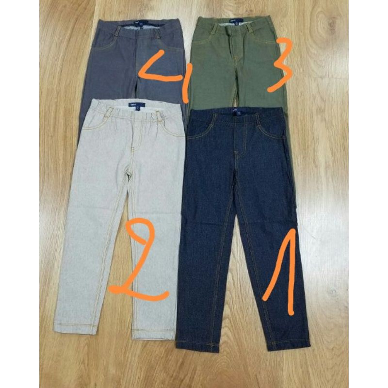 Quần legging giả jeans GAP size cho bé từ 4 tuổi đến 14 tuổi (16kg-42kg)