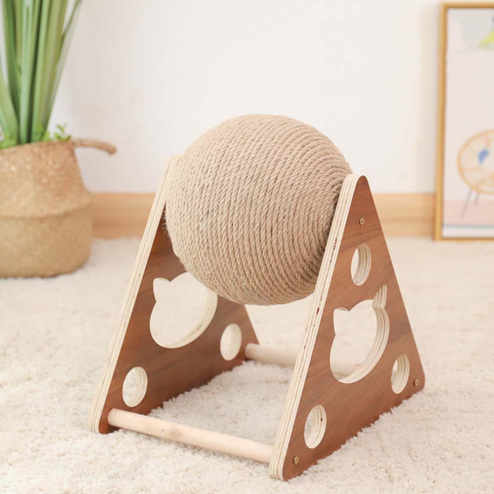 Đồ Chơi Cào Móng Bằng Gỗ Tự Nhiên Dành Cho Mèo Cưng