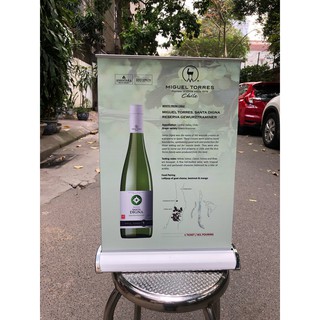 Standee giá cuốn mini để bàn khổ A3