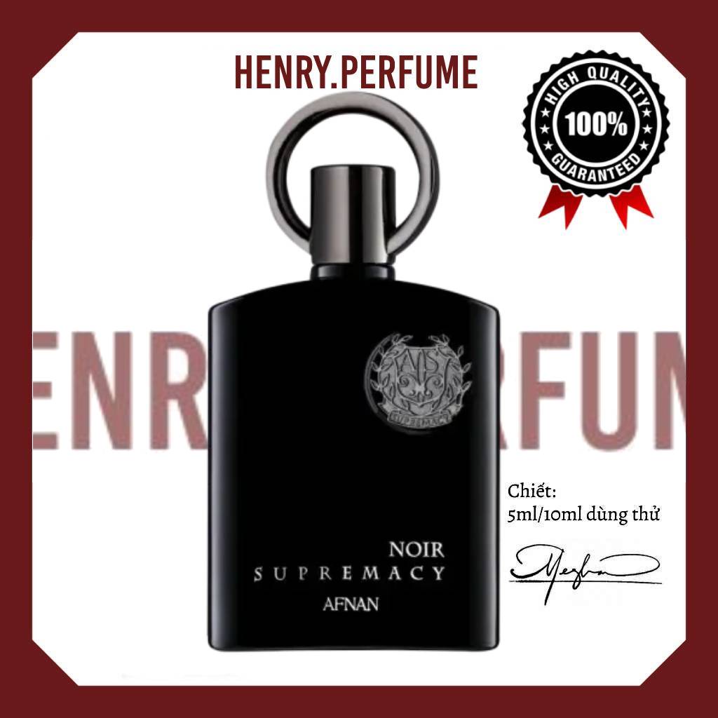 ლ - Nước hoa unisex afnan Supremacy Noir 10ml () ®️