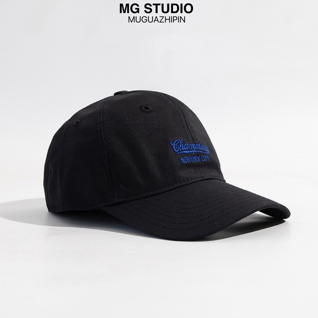 Mũ Lưỡi Trai MG STUDIO Thêu Chữ NEW YORK CITY Thời Trang