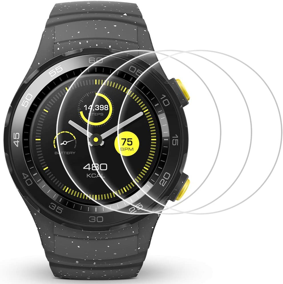 Set 3 Kính Cường Lực Cao Cấp Bảo Vệ Màn Hình Cho Huawei Watch Gt2 46mm